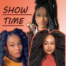 1 paquete de cabello para trenzar, cabello de trenzas Marley, cabello sintético para trenzas Marley adecuado para pelucas trenzadas, trenzas de primavera, rastas de mariposa (18 pulgadas, 24 pulgadas, 30 pulgadas) - 1B - Negro - Ver 6
