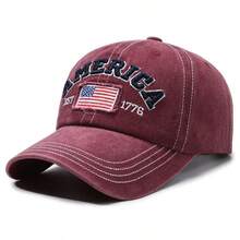 Multifunctional Baseball Cap, Classic Washed Soft Crown Letter Baseball Cap, Women's Baseball Cap, Summer Embroidered Breathable Men's Hat, Retro Baseball Cap - Multicolor - View 15