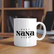 INGIFTA NANA Mug, 1 Piece, 11 Oz, Double-Sided Printed Ceramic Mug. NANA Gift. Nana Coffee Cup. Nana Gift. Mother's Mug. Grandma Gift. Mother's Day Gift. Nana Gift Idea. - 無色 - 查看 4
