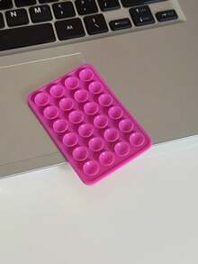 Silicone Suction Cup Phone Holder, 24 Individual Suction Cups Without Adhesive Grip Reusable Double-Sided Holder, Suitable For Makeup, Fitness, Shower, Car, And Kitchen Use - Multicolor - View 7