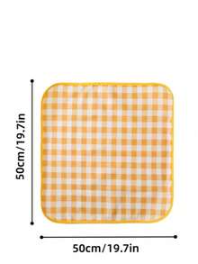1 Peça Almofada de Assento para Uso Externo, Tapete de Piquenique à Prova d'Água, Almofada de Assento Portátil e Dobrável Anti-Umidade para Camping, Almofada Externa Anti-Sujeira - Multicolorido - Visão 6