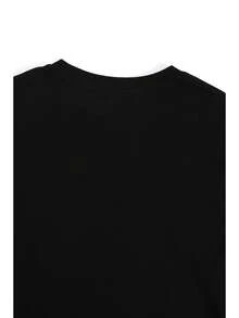 100% Cotton 1PCS[] Jt Signature Pink 1 Hard Light Star Women's Graphic Tee Vintage  Casual Round Neck Short Sleeve Unisex T-Shirt For Daily Wear Ladies Summer Top Gift For Women And Man Womenswear Streetwear Black Crewneck Style Shortsleeve Tshirt2026 Summer Outfits For Women,Streetwear Women,Whimsical Clothes - 黑色 - 查看 4