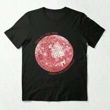 Kiss All The Time Disco Occasionally - Essential T-Shirt - Black - View 1