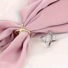 1/2/3/9 chiếc Vòng cài khăn thời trang vàng dành cho nữ, kẹp khăn quàng cổ, ghim cài áo thời trang, phụ kiện váy. - Vàng - Xem 7