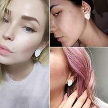 2 chiếc khuyên tai hình giọt nước thời trang, làm từ thép không gỉ 316, không gây dị ứng, dụng cụ nong tai, trang sức xỏ khuyên cho nữ, quà tặng mùa hè, đi biển, tiệc tùng, lễ hội. - Nhiều màu - Xem 4