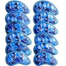FINGER TEN Stylish Golf Iron & Wedge Headcovers Value 12 Pack, PU Leather With Embroidered Numbers For Easy Identification, Premium Covers Provide Effective Protection For Clubs - Multicolor - View 9