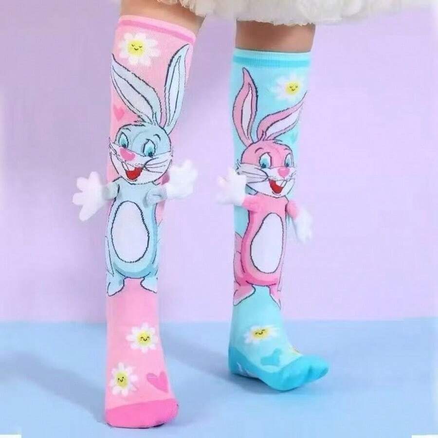 3D Fun Kids' High-Top Socks, One Size, Random Colors, Boy Or Girl MI 3D - A1 - Ver 1
