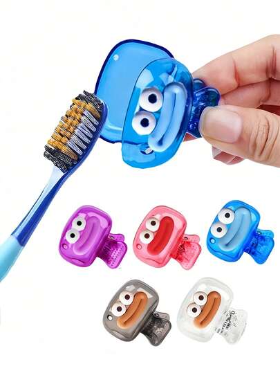 5/4/1 cái, Giá đỡ bàn chải đánh răng Dopamine - Thiết kế miệng xúc xích dễ thương, Hộp đựng bàn chải đánh răng di động, Hộp đựng bàn chải đánh răng du lịch, Kẹp bảo vệ đầu bàn chải đánh răng, Giá đỡ bàn chải đánh răng, Bảo vệ đầu bàn chải đánh răng, Thiết kế di động dễ mang theo, Vỏ bọc đầu bàn chải đánh răng chống bụi khi đi du lịch, Món quà tuyệt vời nhất cho người yêu, bạn bè, gia đình, giáo viên, người đam mê du lịch, Vật dụng cần thiết cho gia đình và ký túc xá.