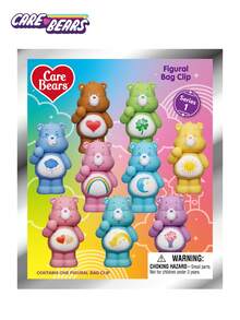 Monogram 1个官方授权的Care Bears系列1盲盒钥匙扣，随机一个造型包夹神秘盒，包含Cheer Bear、Grumpy Bear和Funshine Bear，可收藏，背包装饰，粉丝收藏，开箱惊喜，生日礼物，可爱3D PVC包包挂件 - 彩色 - 查看 8