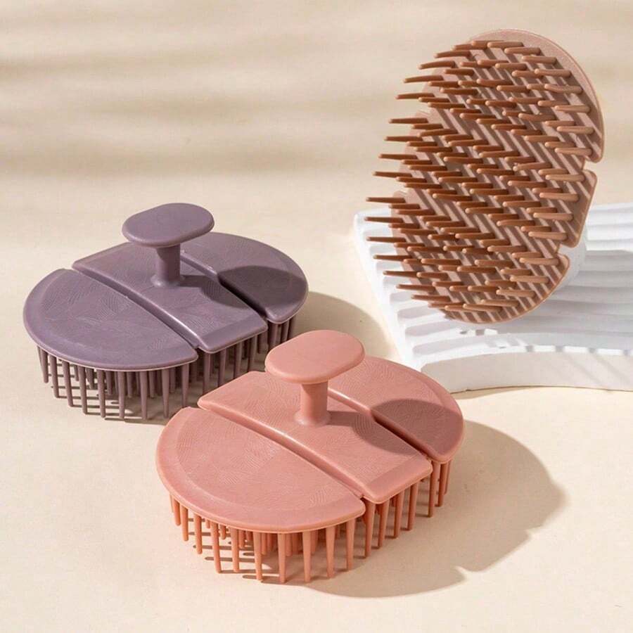 1个手持式洗发刷，男女通用，家用，清洁按摩头皮，干湿两用。 - A - 查看 1