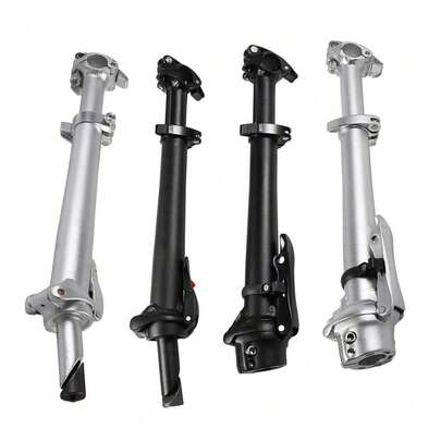  CNC Bicycle Parts - Folding Bike Handlebar Or DAHON 412 SP8 SAVA Telescopic Folding Handlebar Parts, 25.4/28.6mm Front Fork, Available In Silver And Black