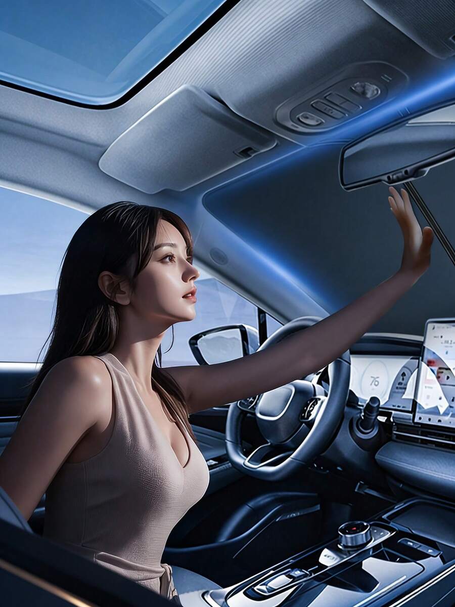 New Retractable Car Sun Shade, Suitable For Windshield And Windows, Applicable For SUV And Off-Road Vehicles, Unisex Auto Essential For Summer, Keeps Interior Cool And Blocks Heat