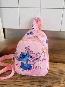 Disney Cartoon Fashion Waist Bag, Stitch Children's Bag, Cute Chest Bag, Mini Coin Purse, Sports Sling Bag, Boys & Girls Toy Bag, Multi-Purpose Storage Bag, Travel Bag - Multicolor - View 7