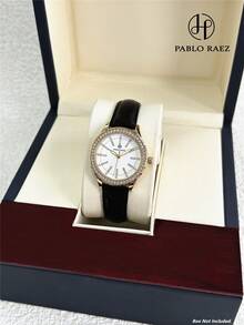 Pablo Raez 1件装 18K金女士腕表 不锈钢奢华石英表 时尚原创 迷人钻石展示 复古女式腕表 金色不褪色 50米防水 柔软皮革表链 休闲青少年腕表 送给女朋友或家人的精美礼物 适合日常生活/工作/派对装饰 毕业典礼 婚礼 生日 母亲节礼物 - 均碼 - 查看 2