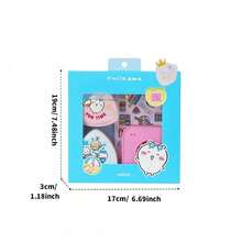 Miniso Chiikawa Series Cute Makeup Sponge Set, Soft Material Fits Skin, Dual Use Dry And Wet To Meet Various Makeup Needs, Comes With Storage Box For Easy Organization And Carrying, Suitable For Daily Makeup And Touch-Ups (1pc) - Multicolor - View 9