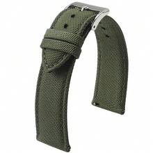 Correa de reloj impermeable de tela de vela de 18mm, 19mm, 20mm, 21mm, 22mm y 24mm, correa de nailon de dos caras, correa de apertura rápida, cinturón deportivo para hombres KV1H - Gris - Ver 15