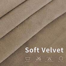 Easy-Going - Sofá reclinable de terciopelo con funda de consola central funda elástica de 8 piezas fundas de sofá reclinables para sofá de dos plazas funda de sofá reclinable de 2 asientos gruesa suave lavable color camel - Camel - Ver 6