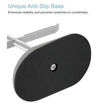 Soporte para tazas de café con 6 ganchos soporte para tazas de café árbol de metal para mostrador soporte para tazas de café níquel cepillado - cepillado nquel - Ver 2