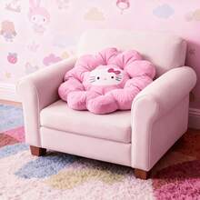 SANRIO 1 chiếc gối hình hoa màu hồng Hello Kitty được cấp phép chính thức - Mềm mại, thoải mái và ấm áp, thích hợp cho văn phòng, du lịch, nhà cửa, xe hơi, phòng khách và phòng ngủ. - 1 cái - Xem 3