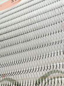 1盒640片簇状假睫毛，3D立体，厚度0.07mm/0.1mm，长度8-15mm/混合，C/D卷度，尖头底座，预制睫毛簇，方便携带，手工嫁接，适合派对和旅行 - 查看 6