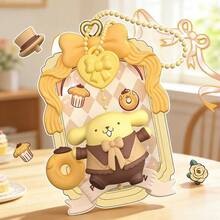 Miniso Sanrio Family Tadao Mate Series Sweet Afternoon Tea Themed Figure, Exquisite Design Restoring Classic Characters, Fine Material Creating Smooth Texture, Compact Size Easy For Display And Collection, Can Be Used As Desktop Decoration To Add Warm Atmosphere (1 PC) - Multicolor - View 2