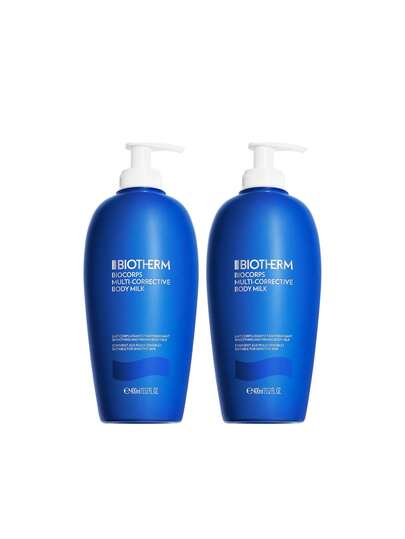 Biotherm [Bundle] Biocorps Life Plankton Multi-Corrective Body Milk 400 Ml + Life Plankton Multi-Corrective Body Milk 400 Ml