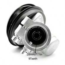 26mm 28mm 9 răng 7 răng 4 răng Răng vuông Phụ kiện dụng cụ làm vườn Phụ tùng Máy cắt cỏ Hộp số - Hộp số máy cắt cỏ, màu bạc - Xem 8