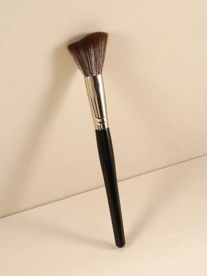 1pc Wave Shaped Contouring Brush,Highlighter Brush,Shadow Brush,Foundation Brush, Concealer Brush, Blush Brush,Bronzer Brush, Powder Brush,Contour Brush For Face Shaping And Sculpting,Suitable For Professional Artists And Beginner