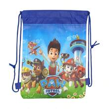 Bolsa con cordón de tela no tejida con cachorros de Paw Patrol, bolsa con cordón con equipo de cachorros de dibujos animados de Paw Patrol, bolsa de almacenamiento para niños, mochila escolar - Multicolor - Ver 5