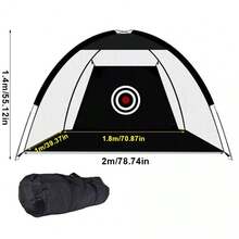 Golf Hitting Net Foldable Golf Driving Training Net Practice Cage Driving Net - A - View 5