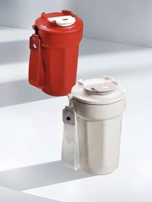 1pc Premium Elegant European Style Insulated Latte Coffee Cup, Suitable For Men And Women - Multicolor - View 3