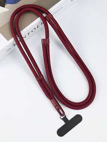 1pc Premium 360° Rotating Anti-Twist Phone Lanyard, With Metal Clasp, Anti-Lost Adjustable Wrist Strap, Durable Polyester Cord, Multifunctional Smartphone Hanging Strap, Solid Color Unisex Camera/Key Chain Pendant, With Spacer - Multicolor - View 35