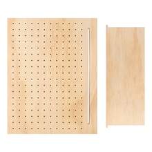 1pc 11X14inch Large Wooden Earring & Jewelry Display Organizer Rack - Multi-Functional Jewelry Storage Holder, Desktop Earring Organizer, Material, Minimalist Design, Sturdy Structure, Suitable For Small Business Owners, Retail Stores, Home And Craft Storage, Wooden Jewelry Display Tower - LLA168-a1 - View 6