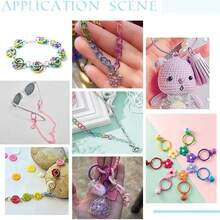 50g 6/8/10mm Colored Jump Rings Open Jump Rings O Ring Connectors Jewelry Making Rings Chainmail Rings For Keychain Choker Earring Necklaces Bracelet Jewelry Making - Multicolor - View 8