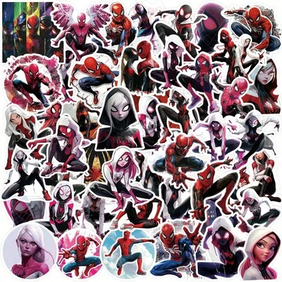 200 miếng dán chủ đề Gwen Stacy, decal vinyl mờ chống thấm nước độ phân giải cao dùng cho hành lý, máy tính xách tay, điện thoại, máy tính bảng, thiệp quà tặng và bình nước; nhãn dán trang trí DIY thời trang và sáng tạo phù hợp cho thanh thiếu niên, người yêu nghệ thuật và người sưu tầm Gwen IP cho nhiều mục đích khác nhau. Vật liệu làm sổ lưu niệm.