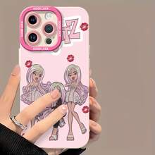 Funda para teléfono con diseño de muñeca , compatible con teléfonos   17,  16 Pro Max,  15 Pro Max,  13 y  12. Fabricada en TPU, ofrece una mayor protección para la lente y un diseño elegante que proporciona una protección integral contra golpes y caídas con un aspecto moderno. Es el regalo perfecto para familiares, amigos, seres queridos, novios, novias y para aniversarios. - Blanco - Ver 6
