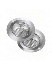 2 Packs Stainless Steel Kitchen Sink Strainer - Large 4.5 Inch Diameter, Anti-Clogging Micro Perforated, Wide Rim Drainer - Multicolor - View 5