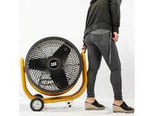 Caterpillar CF-HVD-24AC-YW 24" Blade High-Velocity Industrial Drum Fan -Heavy Duty Industrial Grade (Yellow, 3-In-1) - 6,500 CFM - 3-Speed - 360 Degree Adjustable Tilt - Yellow - View 10