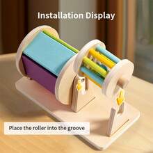 Flip Drum Musical Toy Set, Growth Gift For Kids 18M+, 2 Styles Available, Wooden Material To Accompany Babies Exploring The Wonderful Sound World - Multicolor - View 4