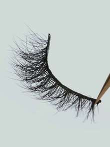 10 Pairs Criss-Cross Messy Eyelashes - Black - View 7