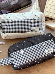 1个白色背景波点图案慕斯铅笔盒创意拼接学生铅笔盒 - 彩色 - 查看 8