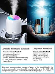 USB Powered Humidifier, 2-In-1 Aroma Diffuser Humidifier, Available In 3 Colors, Portable & Compact, Ultrasonic Quiet Humidifying, Suitable For Bedroom, Hotel, Dorm, Bathroom, Pet Room, Yoga Studio, Etc. - Mist - View 33