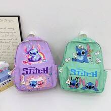 Stitch Unicorn Rainbow Backpack - Cute Pink & Purple Everyday Backpack, Suitable For School And Travel - Adorable Lilo & Stitch Character Backpack, Large Capacity With Side Pockets - Unique Gift For Fans And Students - Multicolor - View 4