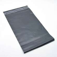 100 Bolsas de Envío Negra Autoadhesiva Resistente | Empaque  Impermeable para Paquetería y Ecommerce | Sobre Plástico para Mensajería y Almacenaje - -Negro - Ver 4