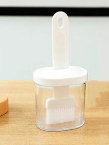 1个带油瓶的油刷，小油壶，耐热厨房烘焙工具，一体式塑料烧烤油瓶和油刷 - 彩色 - 查看 7