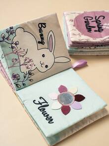 1pc 3D Fabric Baby Cloth Book Toy, Tactile Design Suitable For Infants And Toddlers Daily Play - Multicolor - View 9