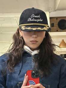 复古金线3D刺绣平顶字母帽，休闲百搭豹纹平沿棒球帽，男女通用，夏季沙滩帽 - 金色刺繡款 - 查看 3