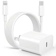 30W快充套装：USB-C墙充+100cm C型数据线，适用于 17/16/15系列，多设备充电站，家用/办公桌面使用 - 白色 - 查看 9