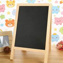 1 bộ giá vẽ để bàn bằng gỗ dành cho trẻ em, có bảng đen và bảng trắng. - Nhiều màu - Xem 5
