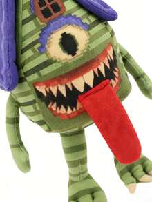 Steal A Brainrot Plush 9.8" Funny Monster Stuffed Toy, Soft Pillow Doll For Sofa & Bedroom Decor, Comfort Companion, Easter, Birthday & Mother's Day Gift - 橄欖綠 - 查看 6
